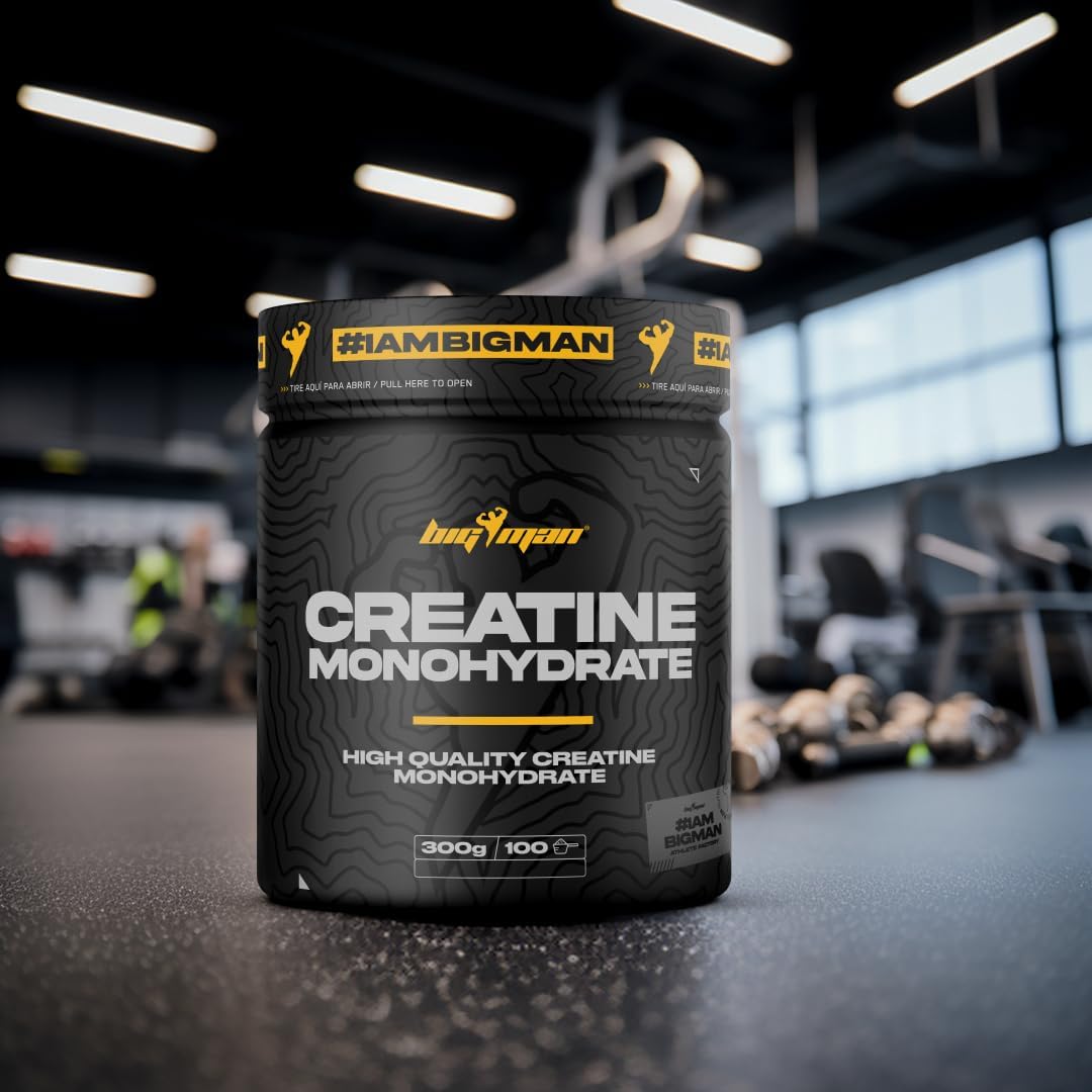 Pack BigMan Creatina Monohidrato 300g Candy Pop + Shaker PRO + Muestras