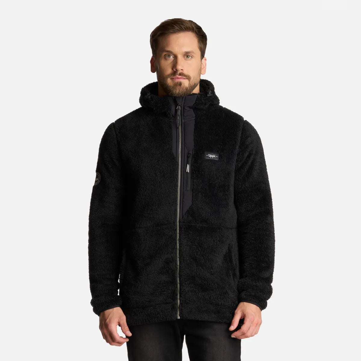 Polar Hombre Bear Shaggy-Pro Hoody Jacket Negro Lippi