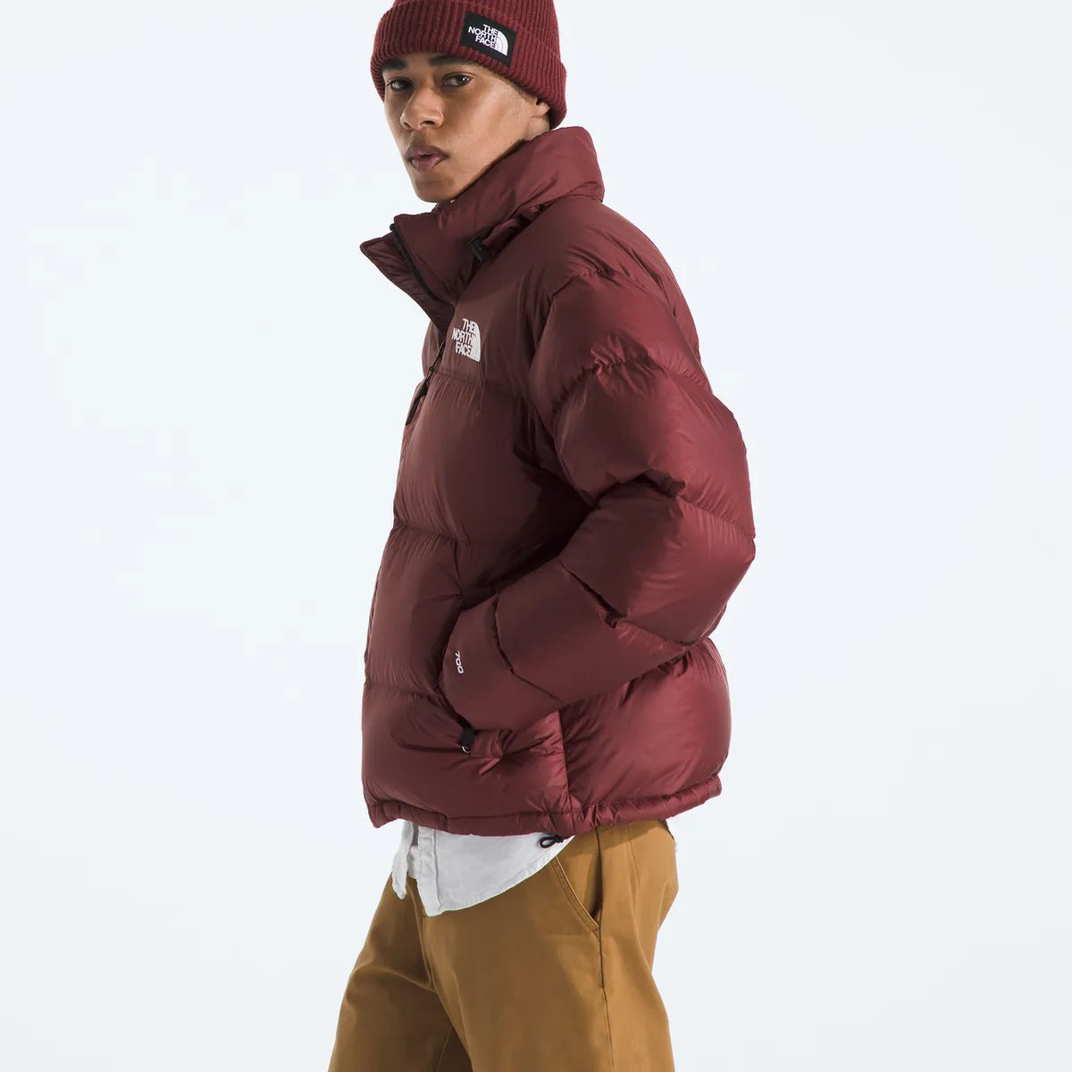 Chaqueta De Pluma 1996 Retro Nuptse Hombre Burdeo