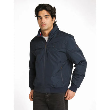 Chaqueta Bomber Golf Con Logo Azul Tommy Hilfiger