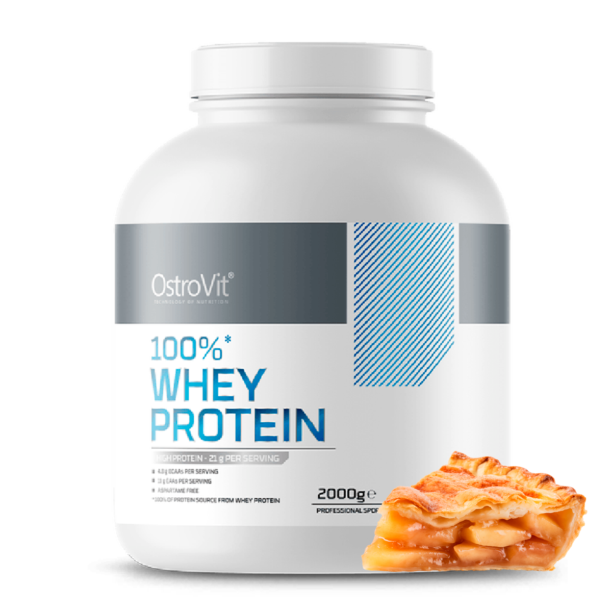 100% Whey Protein 4.4 Lbs Ostrovit