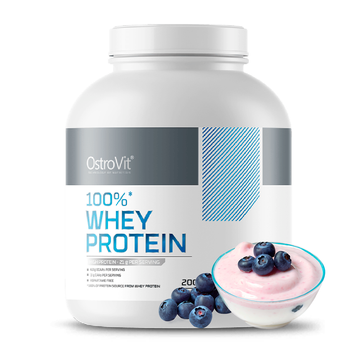 100% Whey Protein 4.4 Lbs Ostrovit
