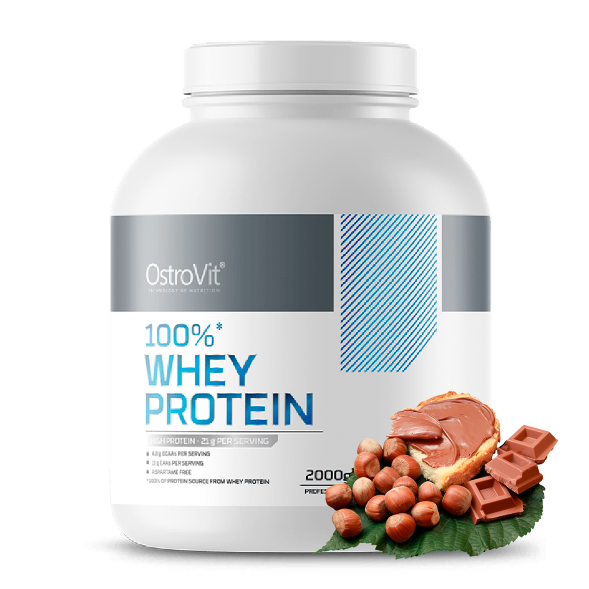100% Whey Protein 4.4 Lbs Ostrovit