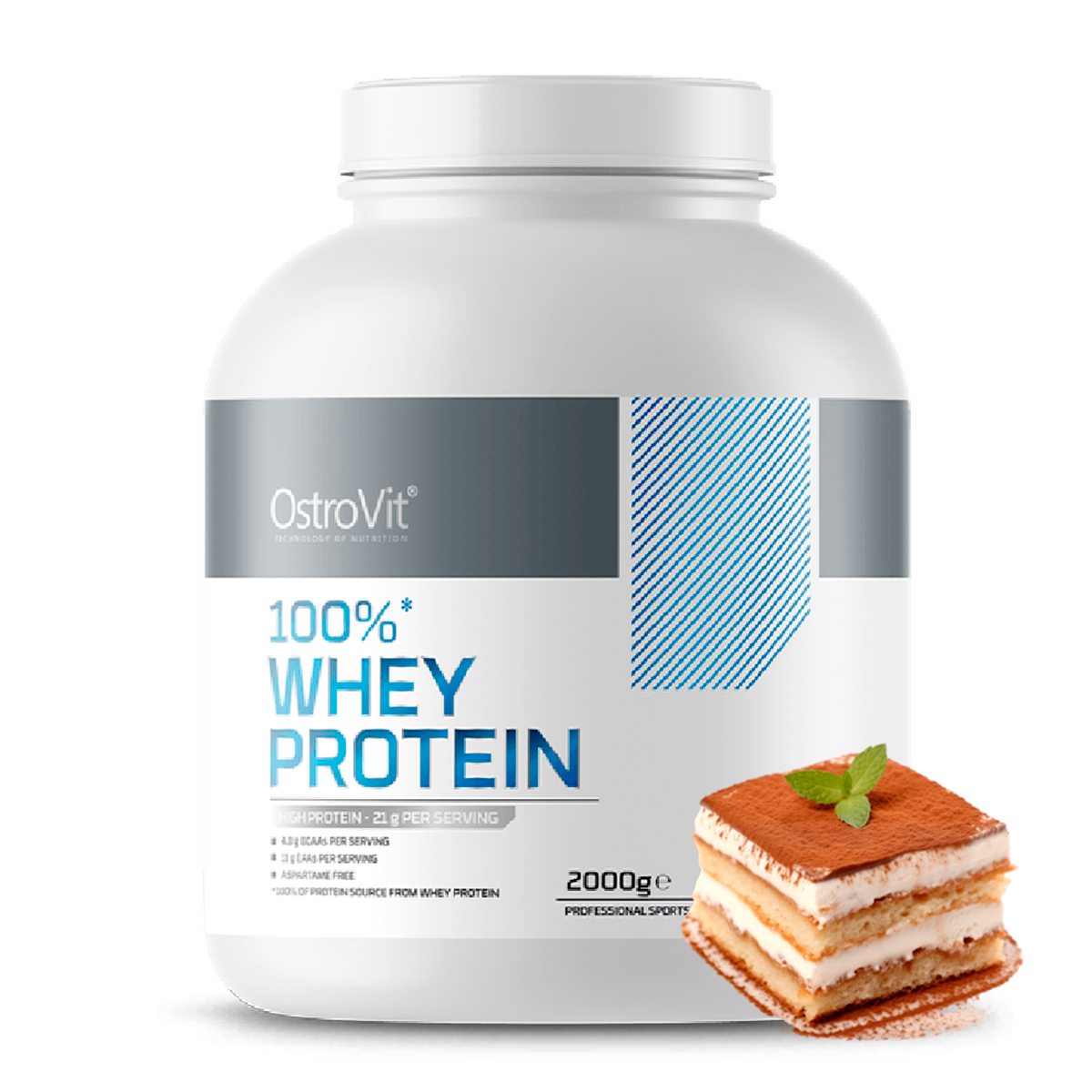 100% Whey Protein 4.4 Lbs Ostrovit